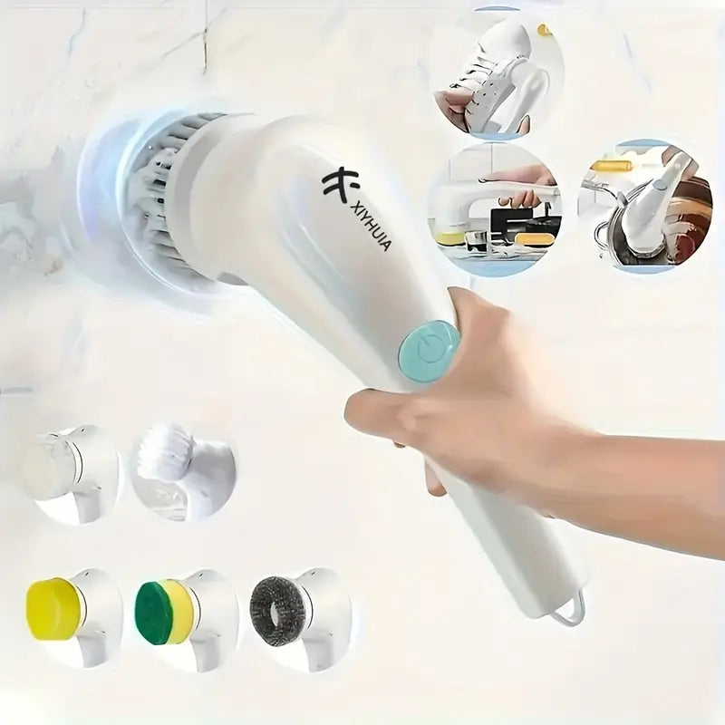 Rechargeble electric  spin scrubber