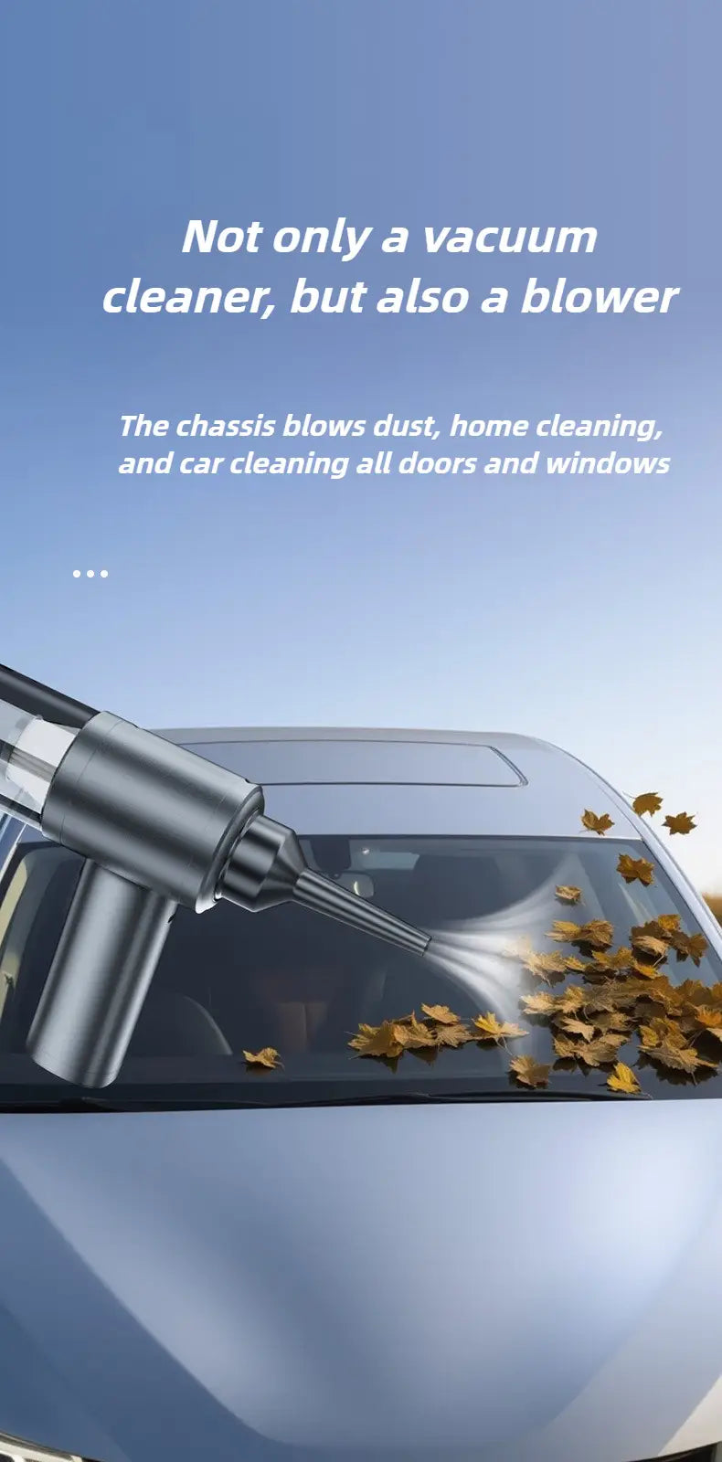 Portable highpower mini vacuum cleaner